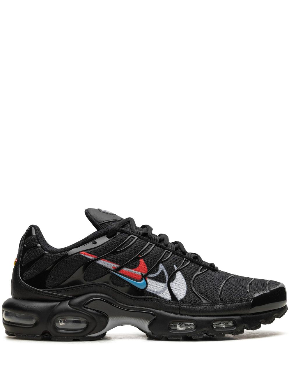 Nike Air Max Plus "Multi Swoosh Black/Bright Crimson"